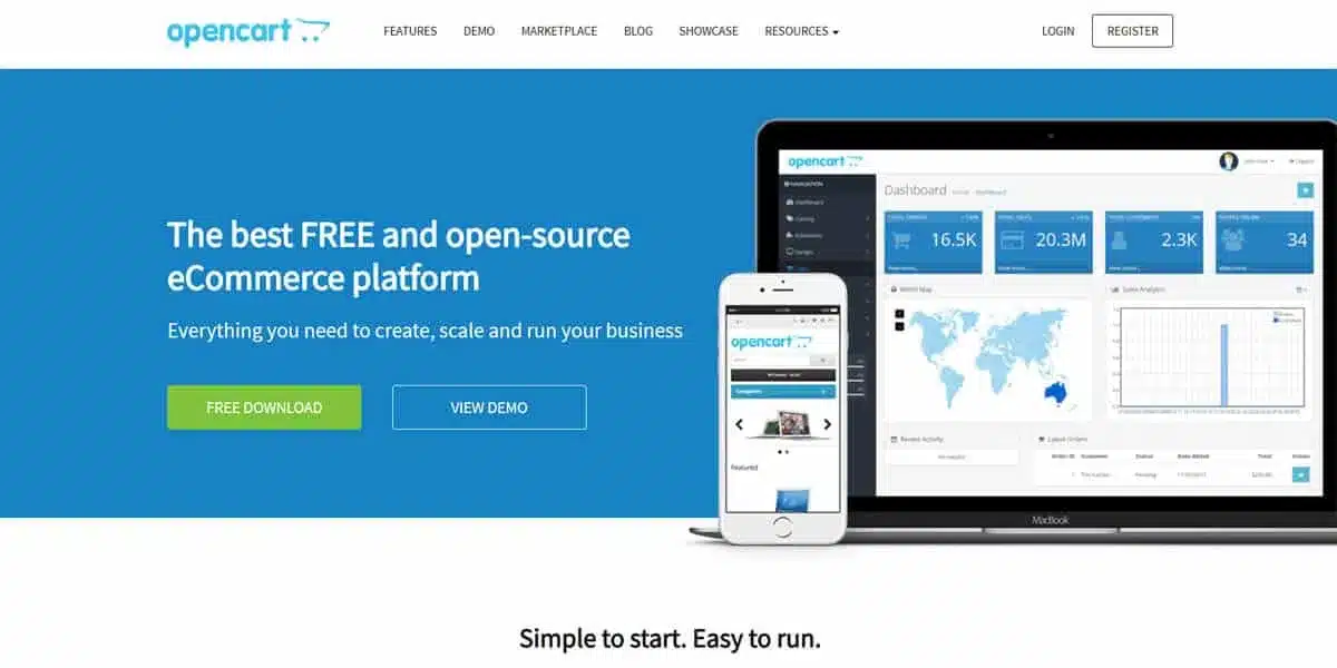 mejores recursos plataformas crear tiendas online opencart