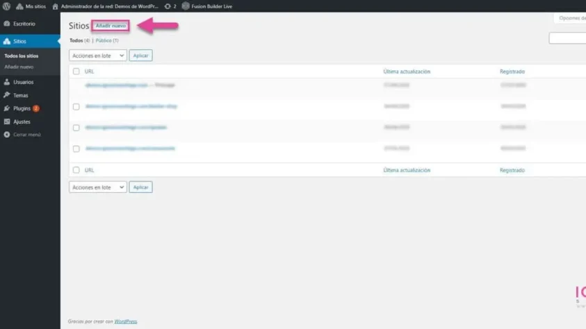 como instalar activar wordpress multisite 10