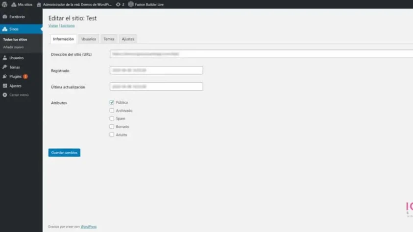 como instalar activar wordpress multisite 15