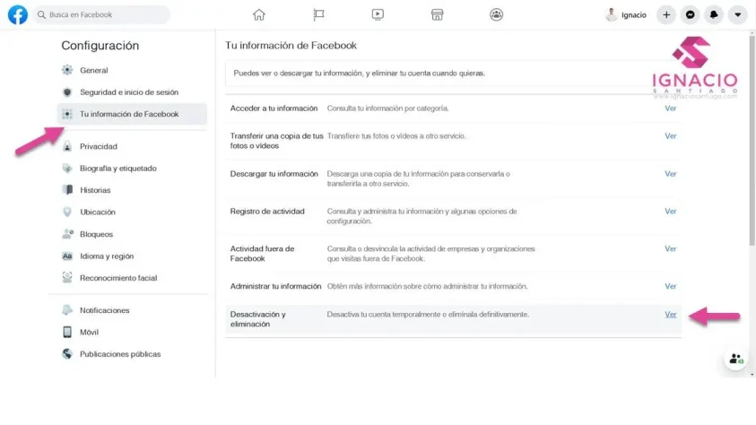 como eliminar cuenta facebook permanentemente 16