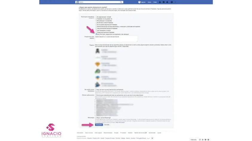 como eliminar cuenta facebook permanentemente 6