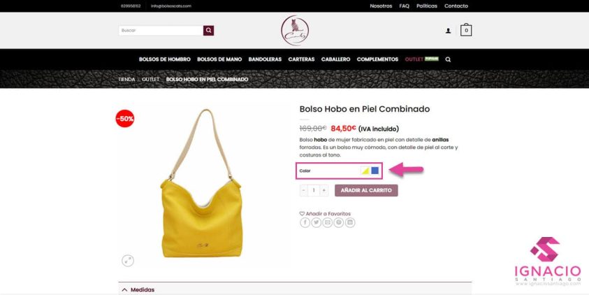 como añadir selector color imagen variaciones productos woocommerce ytih woocommerce color and label variations premium comprobar funcionamiento