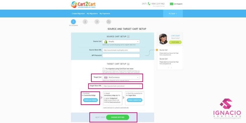 como migrar shopify a woocommerce cart2cart download bridge