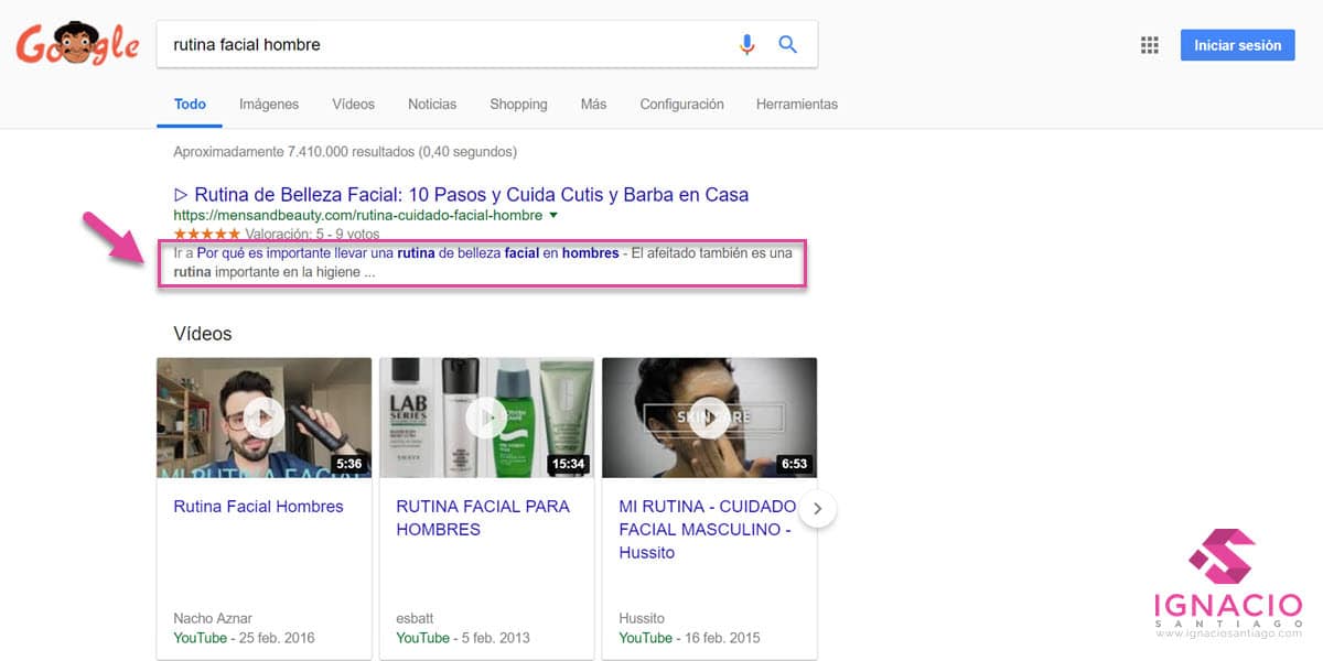 como optimizar posicionamiento web seo tienda online wordpress auditoria seo rich snippet google metadescripcion