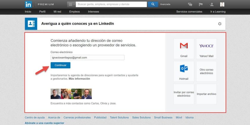 guia linkedin degradar cuenta buscar contactos averigua quien conoces