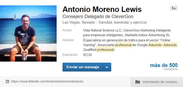 guia como mejorar perfil linkedin foto profesional ejemplo