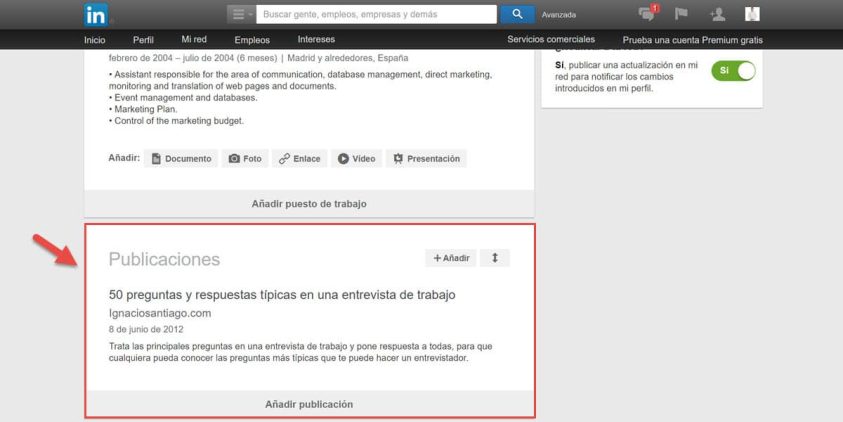 guia como mejorar perfil linkedin publicaciones