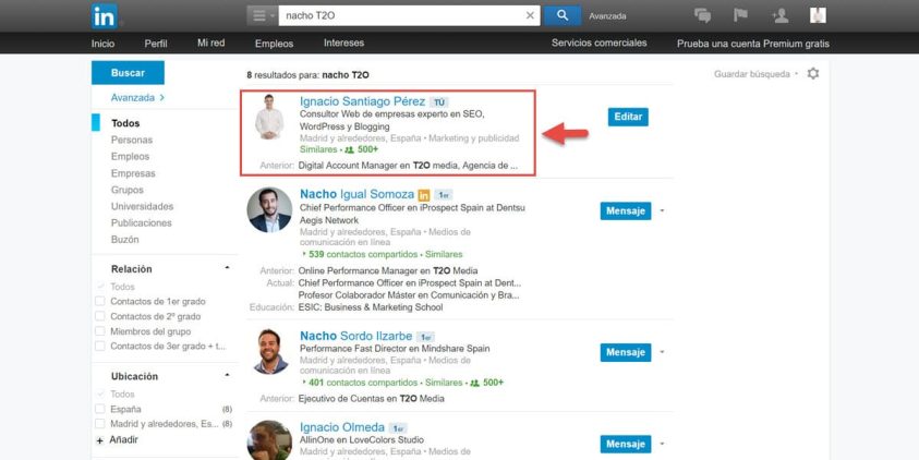 guia como mejorar perfil linkedin titular profesional