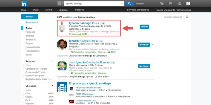 guia como mejorar perfil linkedin titular profesional