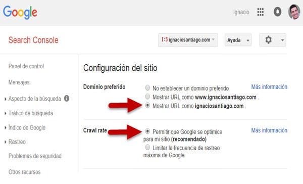 tutorial google search console configuracion sitio