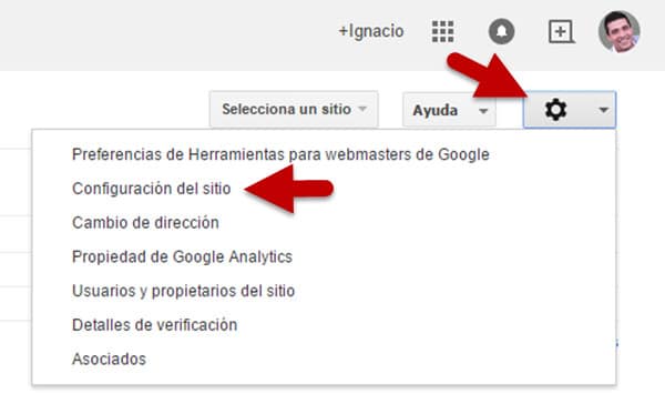 tutorial google webmaster tools configuracion sitio